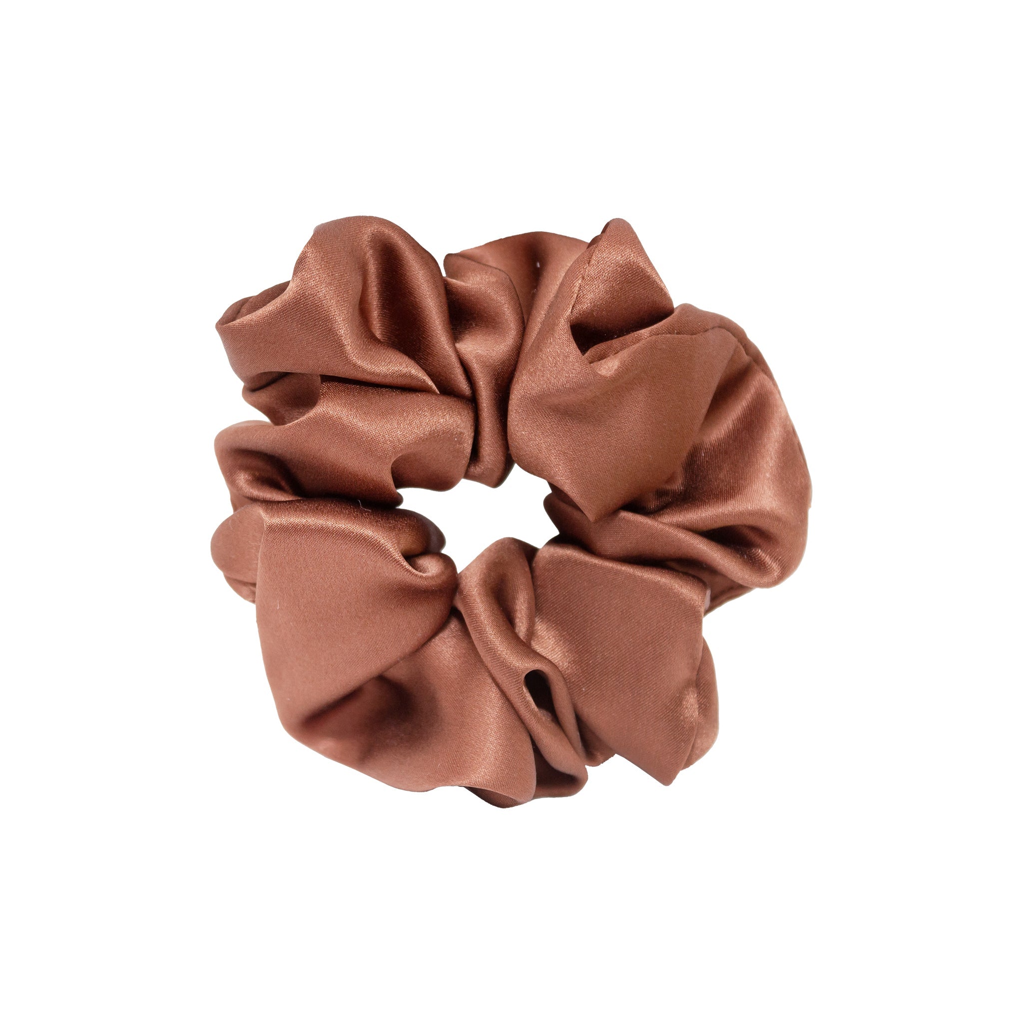 EMI JAY Sweet Dreams Silk Scrunchie Cinnamon en Panamá — NAZ Beauty Shop
