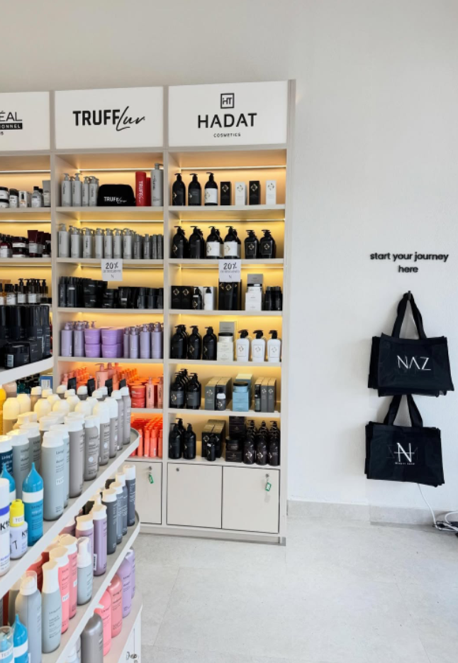 Productos de hair care en NAZ Beauty Shop Panama